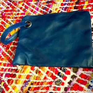 New navy clutch